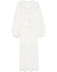 Zimmermann - Coco Lace Midi Dress - Lyst
