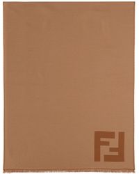 Fendi - Wool Scarf Virgin - Lyst