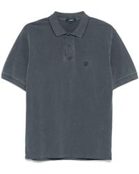 Herno - Logo Cotton Polo Shirt - Lyst