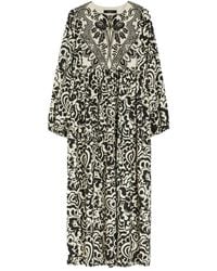 Weekend by Maxmara - Long Poplin Patterned Dress - Lyst