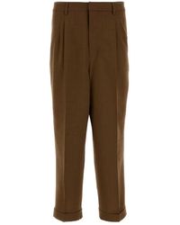 Ami Paris - Flat Front Pant - Lyst