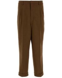 Ami Paris - Flat Front Pant - Lyst