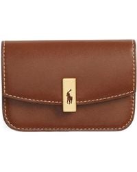 Polo Ralph Lauren - Polo Id Leather Fold-Over Card Case - Lyst