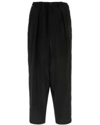 Yohji Yamamoto - Relaxed Pleated Pants - Lyst