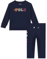 Polo Ralph Lauren - Set Crewneck Sweatshirt With Pants - Lyst