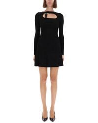 Versace Jeans Couture - Baroque Buckle Dress - Lyst