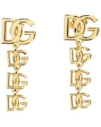 Dolce & Gabbana - Dolce & Gabbana Brass Earrings - Lyst