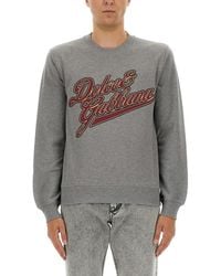 Dolce & Gabbana - Dolce & Gabbana Jersey With Embroidery - Lyst
