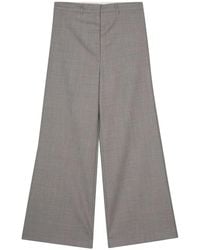 Low Classic - Wide Wool Trouser - Lyst