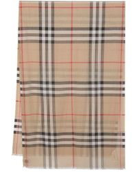 Burberry - Sciarpa Check - Lyst