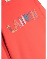 Lanvin - Sweatshirt With Logo - Lyst