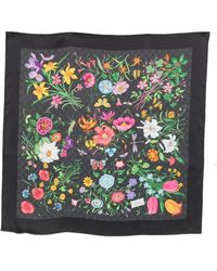 Gucci - Flora Silk Foulard - Lyst