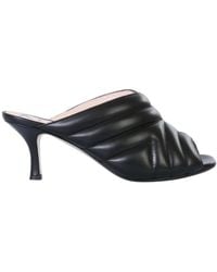 N°21 - Chevron Pattern Mules - Lyst