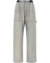 MM6 by Maison Margiela - Cotton Relaxed Fit Jeans - Lyst