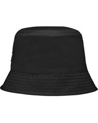 Prada - Logo-Triangle Bucket Hat - Lyst