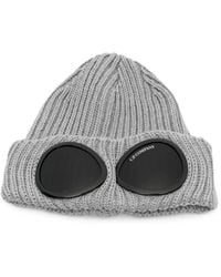 C.P. Company - Merino Wool Beanie - Lyst