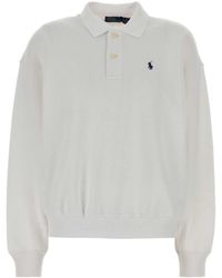 Polo Ralph Lauren - Cotton Blend Polo Shirt - Lyst
