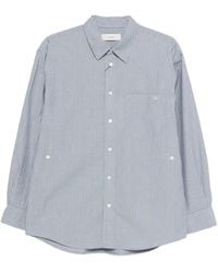 DUNST - Striped Cotton Shirt - Lyst