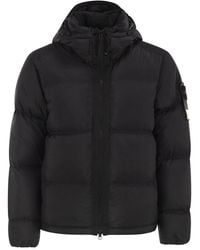 Stone Island - Matt Ripstop Cordura Hooded Down Jacket - Lyst