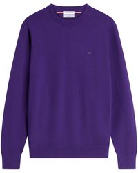 Tommy Hilfiger - Crew Neck Jumper With Cashmere - Lyst