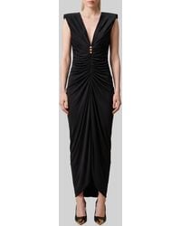 Versace - Viscose Jersey Evening Dress - Lyst
