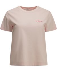 Givenchy - Cotton Crewneck T-Shirt - Lyst