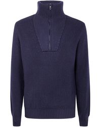 FILIPPO DE LAURENTIIS - Half Zip Sweater - Lyst