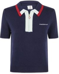 CASABLANCA - Merino Polo Top - Lyst