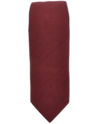 Emporio Armani - Silk Necktie With Jacquard Motif - Lyst