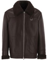 PT Torino - Shearling Aviator Jacket - Lyst