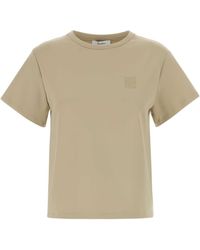 Max Mara - Sand Stretch Jersey Quagga T-Shirt - Lyst