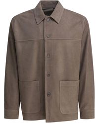 Vince - Lamb Skin Jacket - Lyst