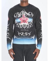 CASABLANCA - Sweater With Blades Print - Lyst