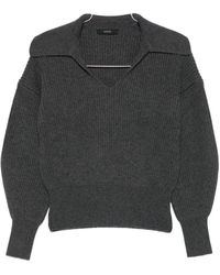 JOSEPH - Open Neck Long Sleeves New Cardigan Stitch Rws - Lyst