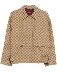 Gucci - Gg Fabric Bomber Jacket - Lyst