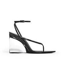 Alaïa - Alaia Toe Strap Wedge Sandals - Lyst