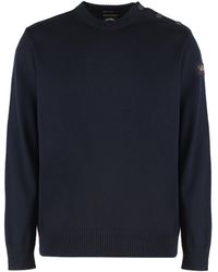 Paul & Shark - Virgin Wool Crew-Neck Sweater - Lyst