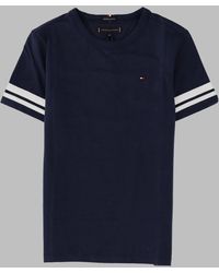 Tommy Hilfiger - Contrast Sleeve Detail Tee S/S - Lyst