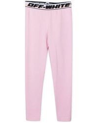 Off-White c/o Virgil Abloh - Logo Band Leggings - Lyst