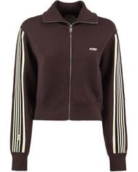 Autry - Track Jacket With Zip And Contrast Stripes - Lyst