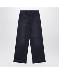 Acne Studios - Cotton Twill Trousers - Lyst