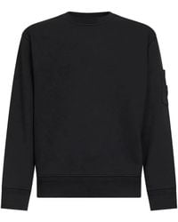C.P. Company - C.P.Company Cotton Diagonal Fleece Sweatshirt - Lyst