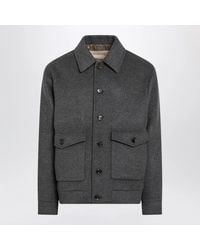 Valentino - Wool And Cashmere-Blend Overshirt Jacket - Lyst