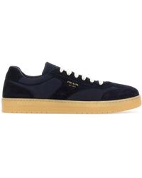 Prada - Midnight Suede E Re-Nylon Sneakers - Lyst
