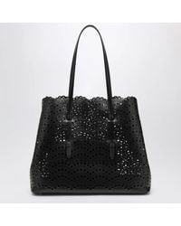 Alaïa - Alaia Mina 37 Leather Tote Bag - Lyst