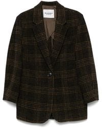 Isabel Marant - 'Gesina' Check Blazer - Lyst