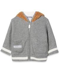 Moschino - Teddy Bear Hooded Cardigan - Lyst