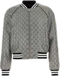Gucci - Embellished Tweed Bomber Jacket - Lyst