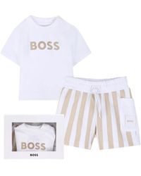 BOSS - Set T-Shirt+Short - Lyst