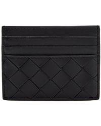 Bottega Veneta - Woven Leather Card Case - Lyst